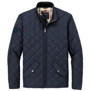 Brooks Brothers Quilted Navy Jacket